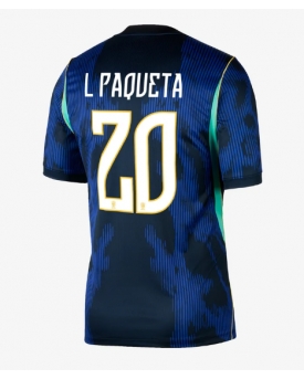 Billige Fotballdrakt Brasil Lucas Paqueta #20 Replika Bortedrakt VM 2026 Kortermet Billige Fotballdrakt Brasil Lucas Paqueta #20 Replika Bortedrakt VM 2026 Kortermet